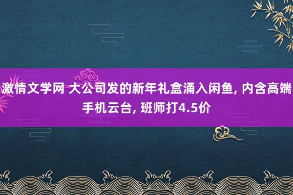 激情文学网 大公司发的新年礼盒涌入闲鱼， 内含高端手机云台， 班师打4.5价