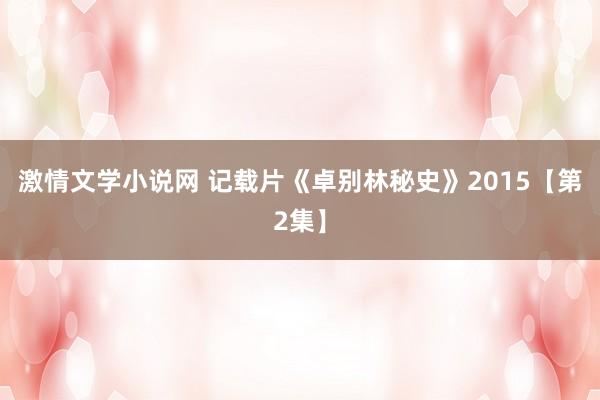 激情文学小说网 记载片《卓别林秘史》2015【第2集】