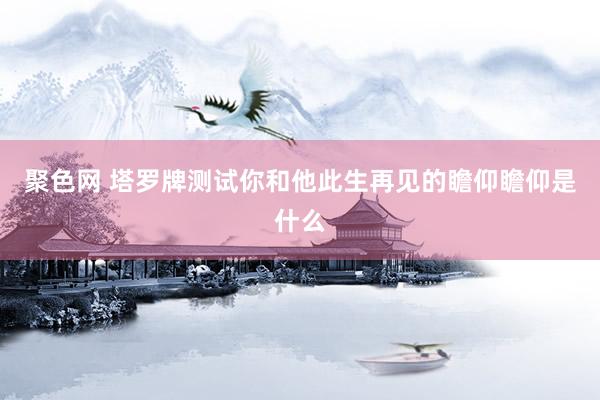 聚色网 塔罗牌测试你和他此生再见的瞻仰瞻仰是什么