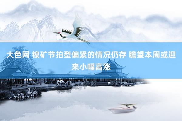 大色网 镍矿节拍型偏紧的情况仍存 瞻望本周或迎来小幅高涨