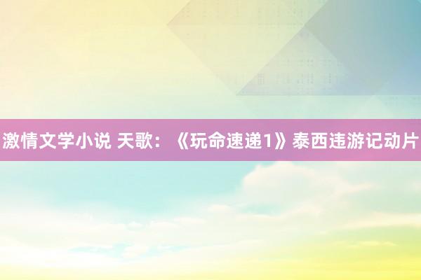 激情文学小说 天歌：《玩命速递1》泰西违游记动片