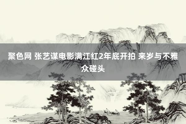 聚色网 张艺谋电影满江红2年底开拍 来岁与不雅众碰头