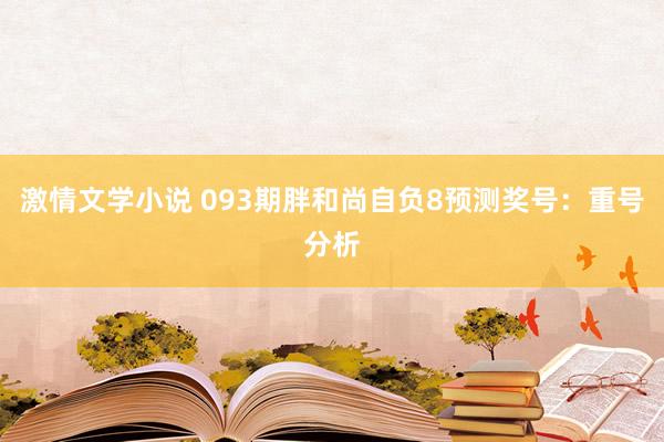激情文学小说 093期胖和尚自负8预测奖号：重号分析