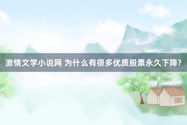 激情文学小说网 为什么有很多优质股票永久下降?