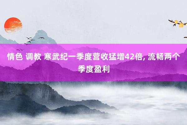 情色 调教 寒武纪一季度营收猛增42倍， 流畅两个季度盈利